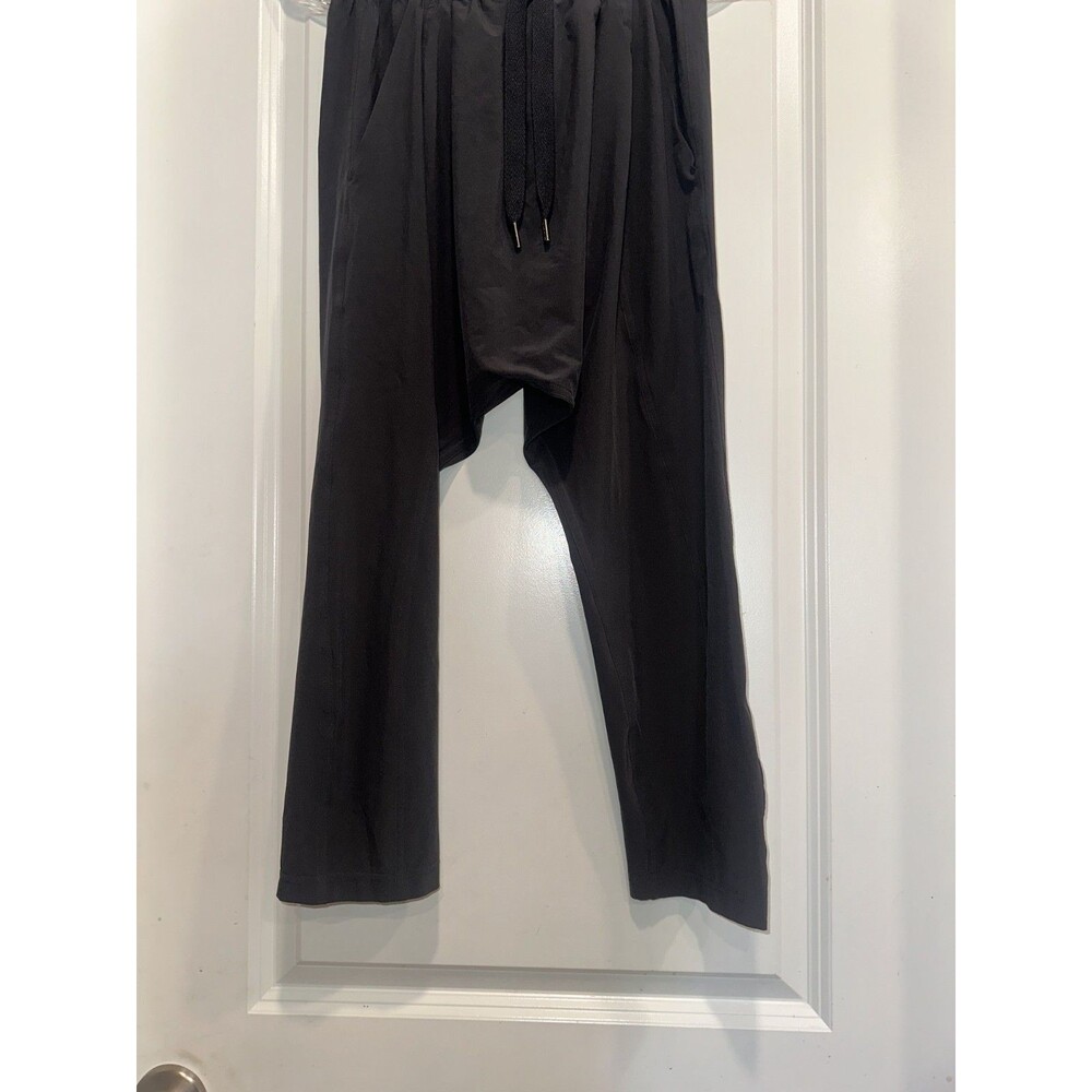 Lululemon 4 Women’s Harem Pants Comfort Dance Athletic Everyday Black Stretch - Picture 6 of 11